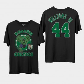 Boston Celtics #44 Robert Williams III Marvel Black T-shirt
