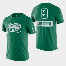 Boston Celtics Essential Logo Romeo Langford Green T-shirt