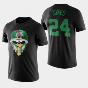 Boston Celtics Sam Jones Skull Mask Black 2019-nCoV T-Shirt