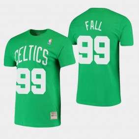 Boston Celtics Tacko Fall Hardwood Classics Kelly Green Stitch T-Shirt