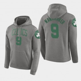 Men's Boston Celtics Brad Wanamaker Name Number Pullover Gray Hoodie
