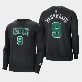 Jordan Brand Brad Wanamaker Statement Fleece Crew Boston Celtics Sweatshirt Black