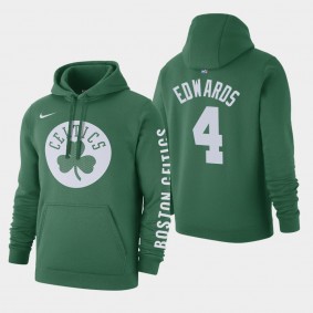 Men's Boston Celtics Carsen Edwards Courtside Club Fleece Green Hoodie