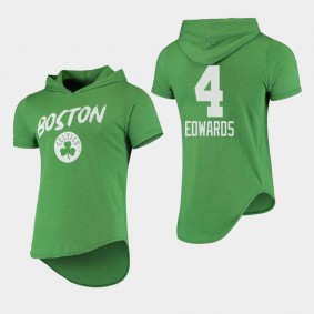 Carsen Edwards Tri-Blend Hoodie Boston Celtics T-Shirt Kelly Green