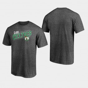 Boston Celtics 2021 Noches éne-Bé-A Core Charcoal T-Shirt