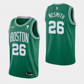 Vistaprint Patch Aaron Nesmith Boston Celtics Green 2020-21 Jersey - Icon