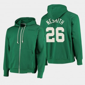 Aaron Nesmith Standard Issue Boston Celtics Dri-Fit Green Hoodie - Full Zip