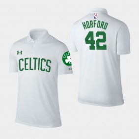 Men's Boston Celtics Al Horford Association Edition White Polo