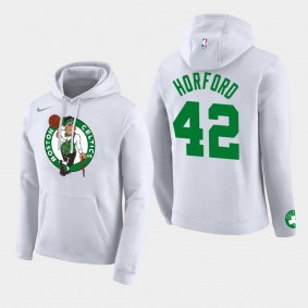 Boston Celtics Al Horford Club Team Logo Pullover Hoodie White