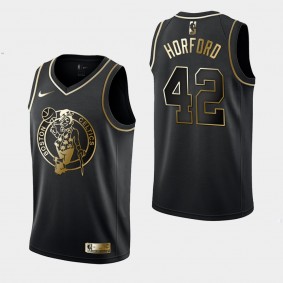 Men's Boston Celtics Al Horford Golden Edition Black Jersey