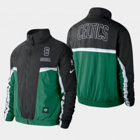 Boston Celtics Bill Russell Courtside Kelly Green Tracksuit Jacket