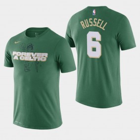 Boston Celtics Bill Russell Dri-FIT Green Forever A Celtic Shirt