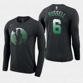 Boston Celtics Bill Russell Dry Dezzo Logo Long Sleeve T-Shirt