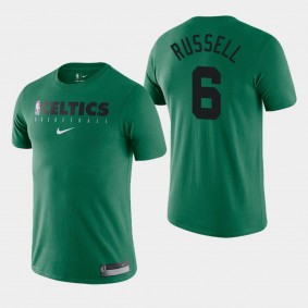 Boston Celtics Bill Russell Essential Green Practice Performance Shirt