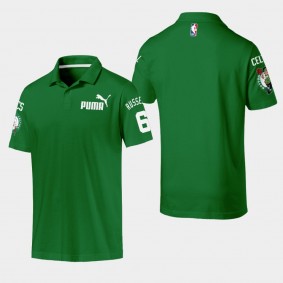 Men's Bill Russell Boston Celtics Essentials Green Polo