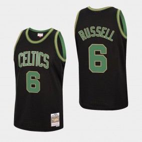 Bill Russell Reload Boston Celtics Jersey Hardwood Classics Black