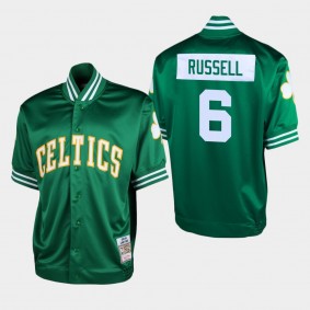 Men's Boston Celtics Bill Russell Authentic Shooting T-Shirt