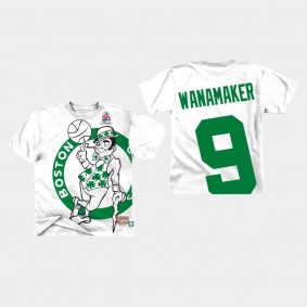 Boston Celtics Brad Wanamaker Big Face T-Shirt White