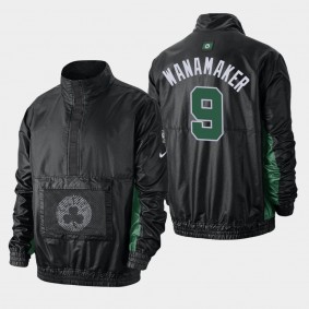 Boston Celtics Brad Wanamaker Courtside Black Lightweight Jacket