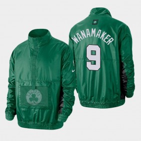 Boston Celtics Brad Wanamaker Courtside Kelly Green Lightweight Jacket