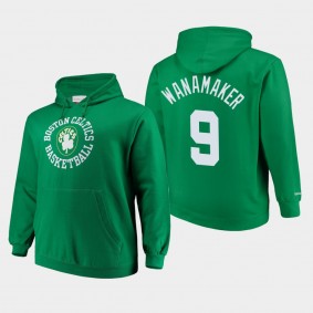 Boston Celtics Brad Wanamaker Throwback Logo Hoodie Kelly Green