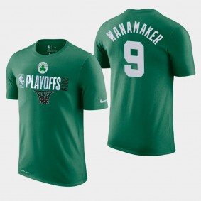 Men's Boston Celtics Bradley Wanamaker NBA Playoffs Net Green 2019 T-shirt