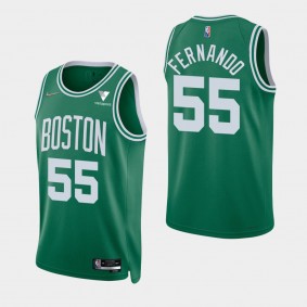2021-22 NBA 75TH Diamond Boston Celtics Bruno Fernando Jersey Kelly Green