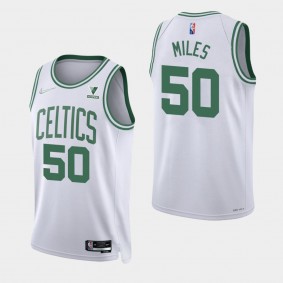 2021-22 Boston Celtics Association C. J. Miles Jersey White
