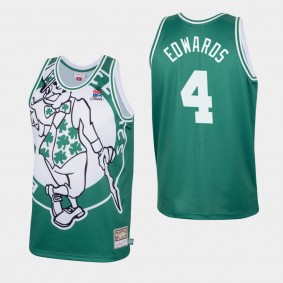 Boston Celtics Carsen Edwards Big Face Green Mitchell & Ness Jersey