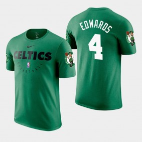 Boston Celtics Carsen Edwards Practice Green Legend Performance T-Shirt