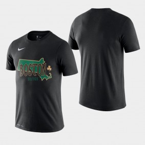 Men's Boston Celtics City Hometown Performance Black T-Shirt