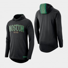 Men's Boston Celtics City Performance Long Sleeve Black T-Shirt