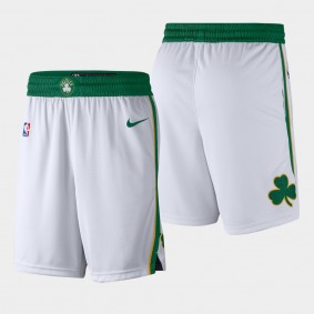Men's Boston Celtics City Edition White Shorts