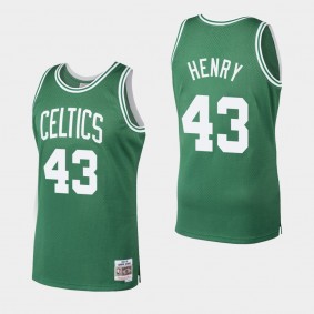 Boston Celtics Conner Henry Kelly Green 1986-87 Hardwood Classics Men's Jersey