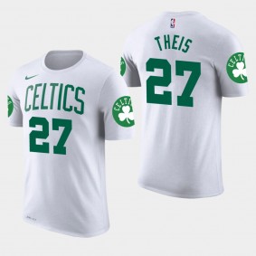 Men's Boston Celtics Daniel Theis Association White T-shirt