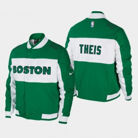 Men's Boston Celtics Daniel Theis Courtside Icon Green Jacket