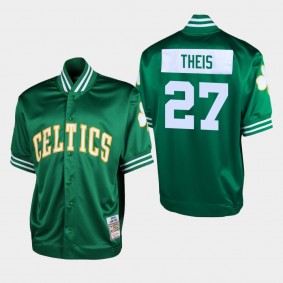 Men's Boston Celtics Daniel Theis Authentic Shooting T-Shirt