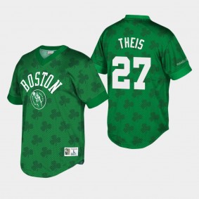 Boston Celtics Daniel Theis St. Patrick's Day Mesh Shooting T-Shirt