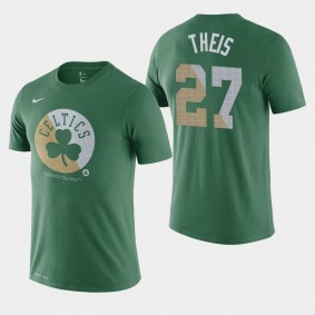 Boston Celtics Daniel Theis Team Logo Green Essential Dry Shirt