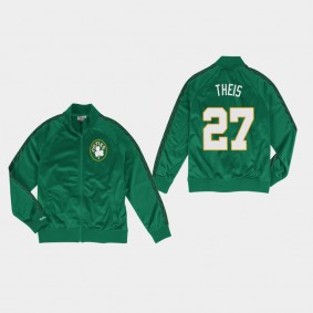Boston Celtics Daniel Theis Track Kelly Green Jacket