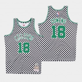 Men's Boston Celtics David Cowens Checkerboard White Jersey
