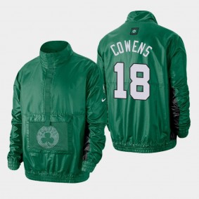 Boston Celtics David Cowens Courtside Kelly Green Lightweight Jacket