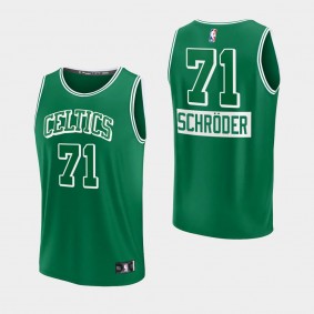Boston Celtics Dennis Schroder Replica City Jersey Green