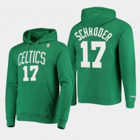 Dennis Schroder Hardwood Classics Boston Celtics Kelly Green Hoodie
