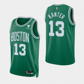 2021-22 NBA 75TH Diamond Boston Celtics Enes Kanter Jersey Kelly Green