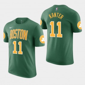 Men's Boston Celtics Enes Kanter Earned Green T-Shirt