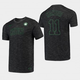 Boston Celtics Enes Kanter Performance Heathered Black Essential Facility Shirt