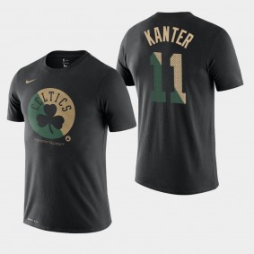 Boston Celtics Enes Kanter Team Logo Black Essential Dry Shirt
