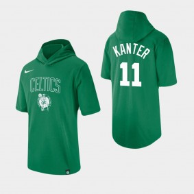 Boston Celtics Enes Kanter Wordmark Logo Kelly Green Hooded T-Shirt