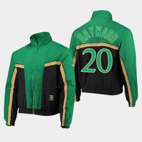 Boston Celtics Gordon Hayward City 2.0 Courtside Full-Zip Jacket Black Kelly Green